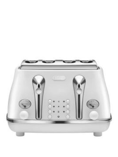 Delonghi Elements Toaster - White